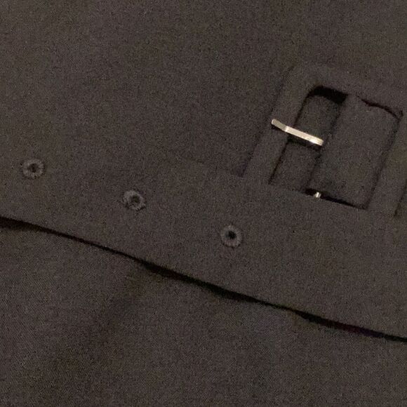 NWT Banana Republic Wool Blend Cowl Neck Black Career Dress Size 6 - Picture 9 of 11